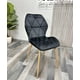 thumbnail image 2 of Silla Aviador Para Comedor Simil Madera Negro, 2 of 3