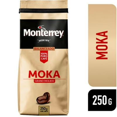 Café Grano Molido Moka Bolsa 250 Gr Monterrey