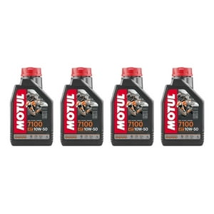 Aceite Para Motor Motul Sintético 10W-50 Para Moto/Cuatriciclo De 4 Unidades X 1L / 4L