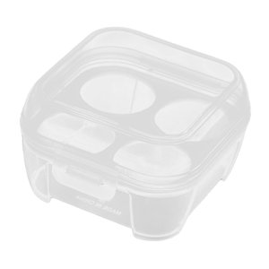 Magideal - Caja De Almacenamiento De Huevos Bandeja De Soporte Para Huevos Protección De Huevos Organizador Portátil Para El Hogar Estuche Para Contenedores De H 4 Gir10.5X10.5X6.5Cm
