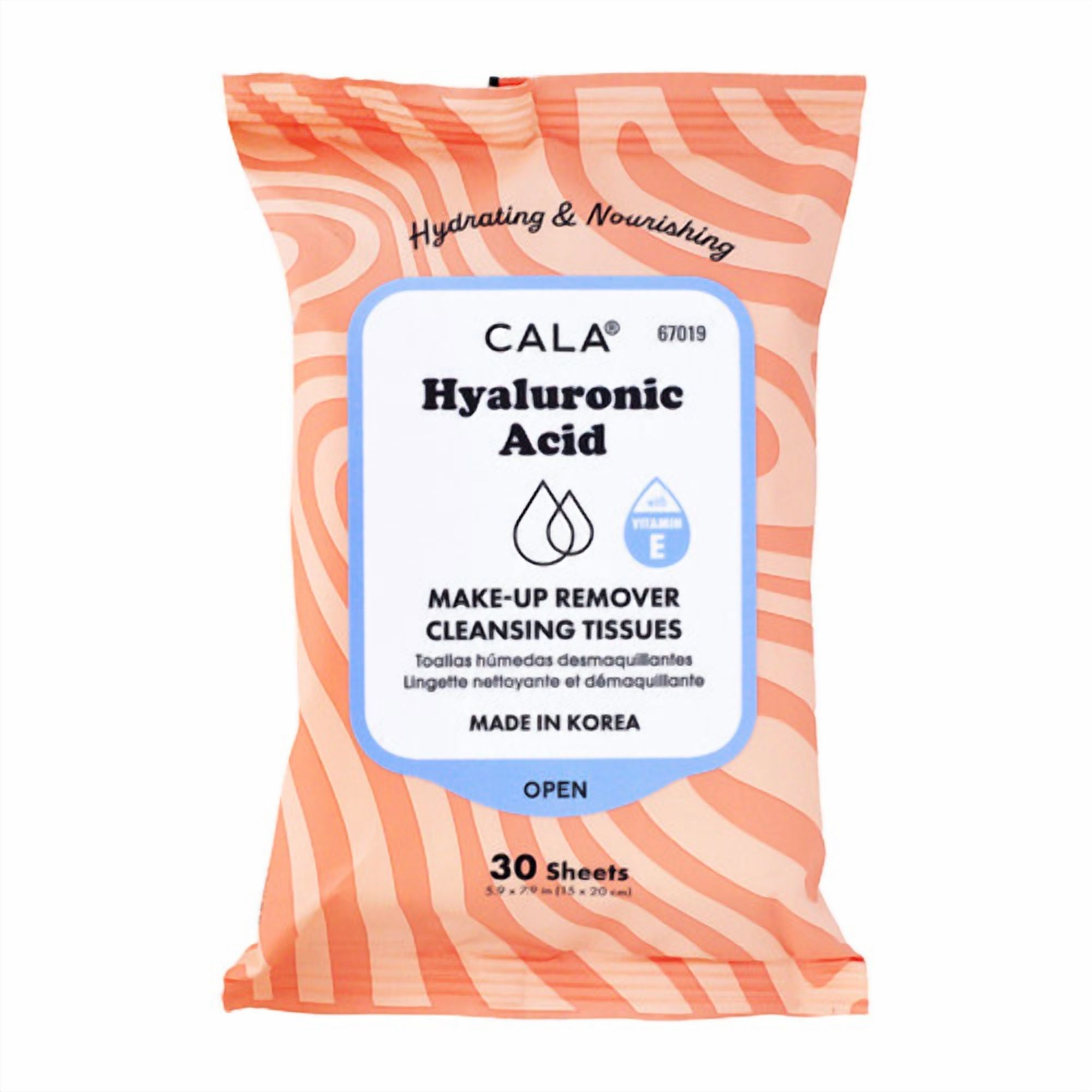 Toallitas Desmaquillantes Cala Ácido Hialurónico 30 Toallitas