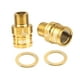 thumbnail image 2 of 2 Piezas Extensor De Pedal De Bicicleta De 20 Mm Espaciador De Pedal Extendido Resistente Para Bicicleta De Carretera Dorado, 2 of 5