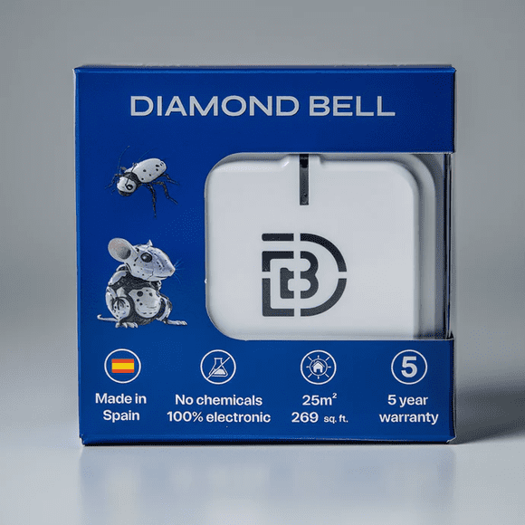 Repelente Ultrasonico Diamond Bell Anti Ratones Y Cucarachas