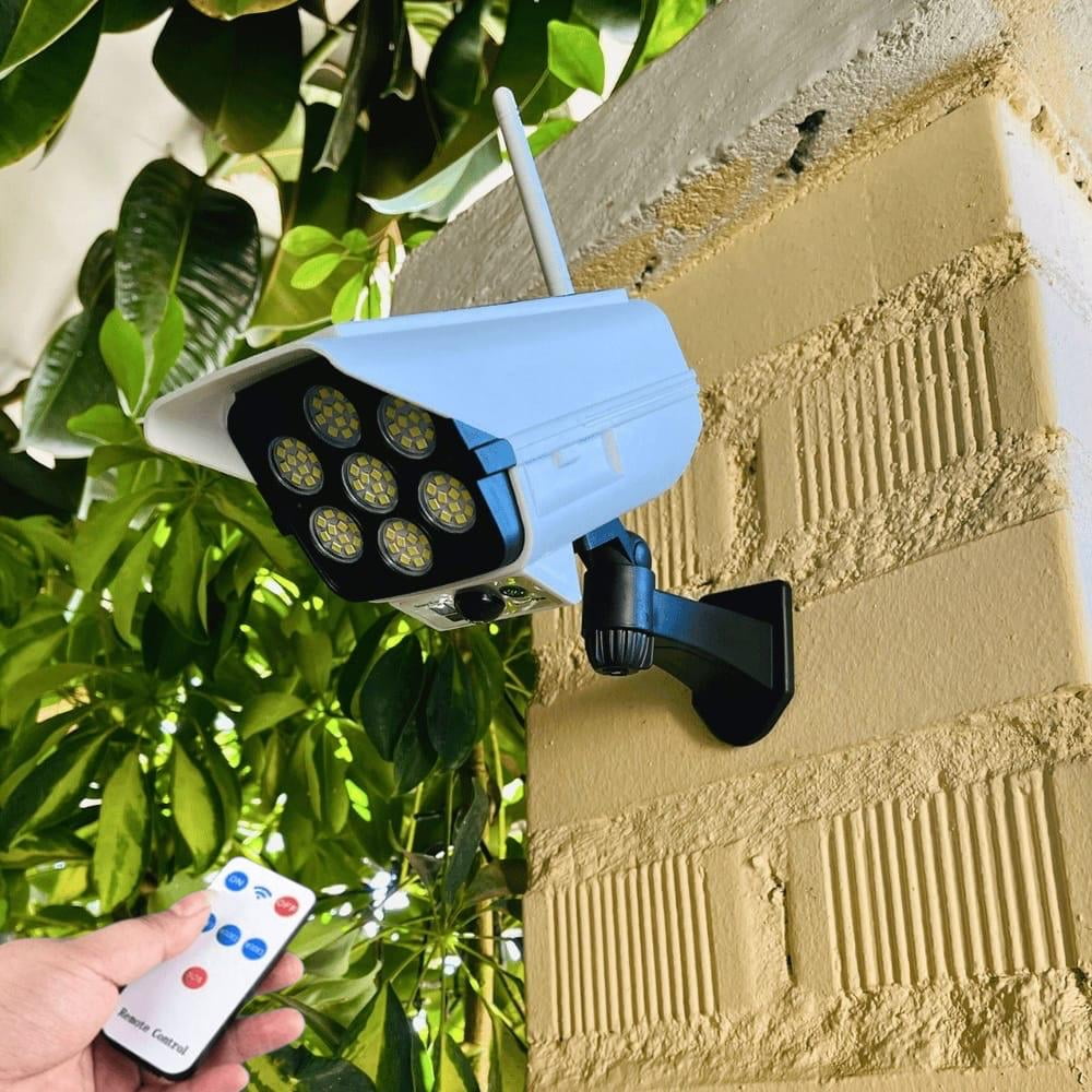 N-ofertas - Foco Solar Tipo Camara Con Sensor De Movimiento + Control Remoto