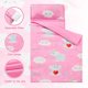thumbnail image 3 of Colchoneta para Siesta Infantil MORAIS con Almohada Rosa, 3 of 7
