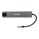 thumbnail image 4 of Adaptador HUB USB C 3.0 8 En 1 Gris SB88201, 4 of 4