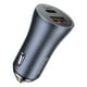 thumbnail image 5 of Cargador Rápido para Auto - Baseus Dual USB + USB-C 40W con Cable Tipo C 1M - Gris, 5 of 7