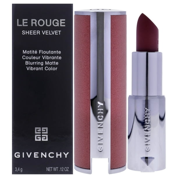 Lápiz Labial Mate De Terciopelo Transparente Le Rouge - 16 Beige Neutro De Para Mujeres - Lápiz Labial De 0,12 Oz (recargable)