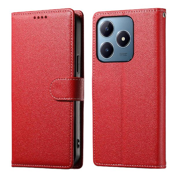 Funda para FOXDOCK Realme Note 60 4G– Cuero Premium, 3 ranuras para tarjetas, Protección contra impactos