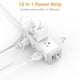 thumbnail image 2 of Protector contra sobretensiones, Power Strip TESSAN, ultrafino, de 6 pies con 9 enchufes, 2 of 7