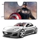 thumbnail image 1 of Capitán América Parasol para Parabrisas Delantero Protector Plegable, Visera Solar para Auto Bloquea Rayos UV Mantiene tu Vehículo Fresco140cm*76cm, 1 of 6