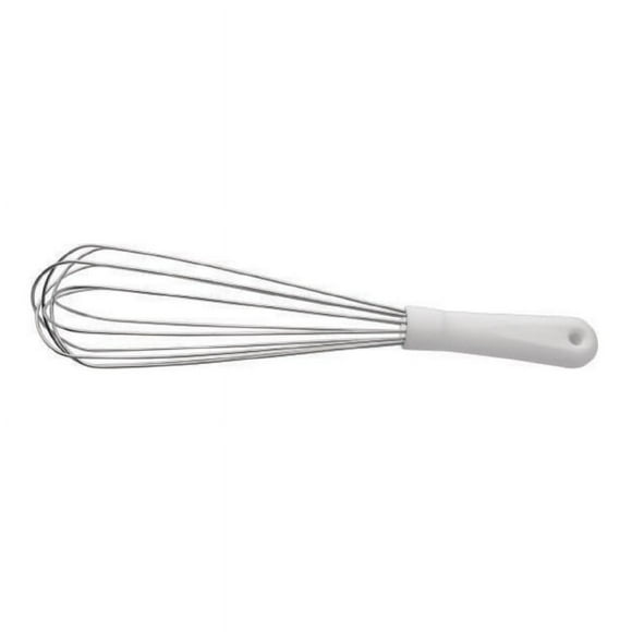 Batidor Manual 30 Cm Mango Blanco