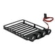 thumbnail image 5 of Portaequipajes De Techo De Metal RC Con Barra De Luz LED Para Coches De Control Remoto SCX24 1/24, Luz Redonda, 5 of 5