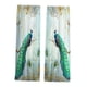 thumbnail image 1 of Cortina Tul Azul Pavo Real 132cm x 160cm, 1 of 3