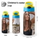 thumbnail image 2 of Abby Botella de Agua con Tapa Pop Top de Un Toque, Acero Inoxidable, a Prueba de Fugas, para Deportes, Botella Infantil azul 12 oz, 2 of 6