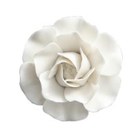 Bothyi - Colgante De Pared 3D Flores De Cerámica Artesanía Decoración Colgante Artificial S Peonía 8 Cm