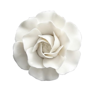 Bothyi - Colgante De Pared 3D Flores De Cerámica Artesanía Decoración Colgante Artificial S Peonía 8 Cm