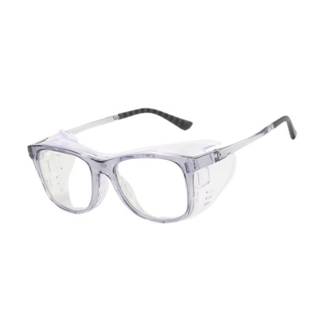 Magideal - Gafas Antivaho Elegantes Y Antideslizantes Para Hombres Y Adultos, Cómodas Y Antipolen. Marco Gris Transparente
