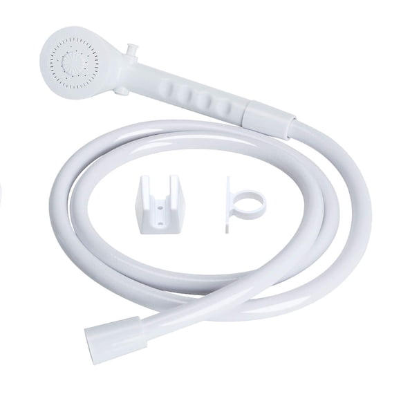 Cabezal de ducha para RV OYMOV, kits de ducha para RV con manguera, blanco, no metálico