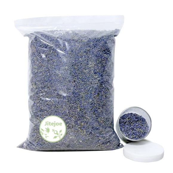 Flores secas de lavanda Jitejoe, fragantes naturales, a granel, 454 g