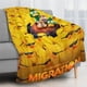thumbnail image 4 of Migración anti-pilling, suave, ligera, esponjosa y acogedora de lujo para hogar y cocina – Perfecta para niños y adultos,50X70cm, 4 of 6