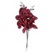 thumbnail image 1 of Flores De Orquídeas Artificiales 3 Uds Tallos De Orquídeas Falsas Decoración Flor De Imitación Para El Hogar Rojo, 1 of 5