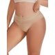 thumbnail image 4 of INSPIRE CHIC Bragas de Encaje de Corte Alto para Mujer Cobertura Completa Bragas de Encaje de Cintura Alta XX-Large Beige, 4 of 4