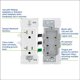 thumbnail image 3 of Toma de corriente Leviton 20A a prueba de manipulaciones, paquete de 10 (E5825-MW), 3 of 6