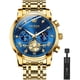 thumbnail image 1 of Reloj hombre OLEVS XQYSG2856 42 mm acero dorado cronógrafo, 1 of 3