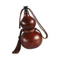 Magideal - Botella De Agua Frascos De Calabaza Seca, Actividades Al Aire Libre, Artesanías De Calabaza Pequeña, Adorno De Calabaza Para Exteriores, Pesca, Barbac