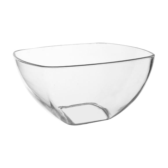 Ensaladera De Acrílico Transparente Para Cenar, Reuniones Familiares, Fiestas, 12,5 Cm X 6,2 Cm