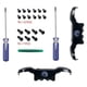 thumbnail image 1 of Joysticks de repuesto, joysticks negros, parachoques LB y RB, gatillos y botones compatibles con el control Xbox One Elite., 1 of 8
