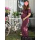 thumbnail image 3 of Vestido Glampunch de maternidad con escote al hombro para fotos, 3 of 5