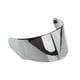 thumbnail image 2 of Visera Para Casco De Motocicleta, Visera Integral Para Casco De Fútbol Americano Para Cascos 328, Color Plateado, 2 of 3