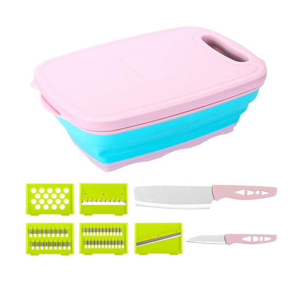 9-in-1 Collapsible Camping Cutting Board Set: Perfect Gift for RV Campers & Outdoor Adventurers!