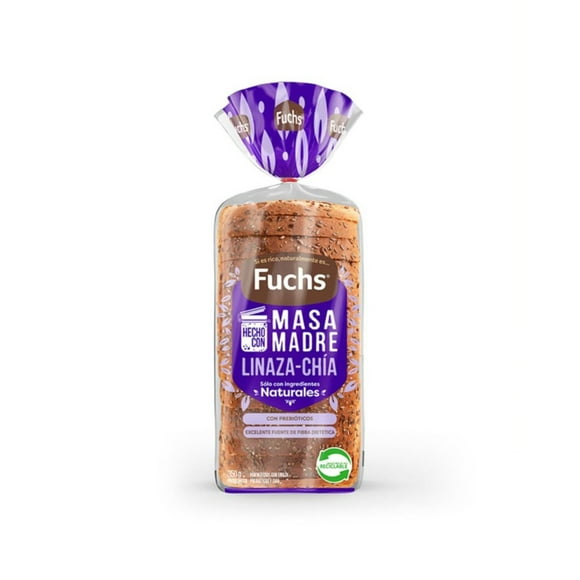 Pan de Molde Linaza Chía, 350 g