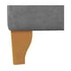 thumbnail image 4 of Base Dividida Cama Europea Super King 200x200 CM Gris Claro Felpa, 4 of 4