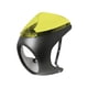 thumbnail image 3 of Faro Carenado Pantalla Cubierta Parabrisas Motocicleta Para Moto Mate Negro Amarillo, 3 of 5