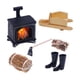 thumbnail image 4 of Juego De Decoración De Chimenea Para Casa De Muñecas, Bricolaje, Decoración De Fiesta, Pieza De Casa De Muñecas 1/12 Sin Linterna, 4 of 5