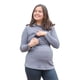thumbnail image 2 of Polera Maternal y Lactancia Rosa Grisaceo M, 2 of 3