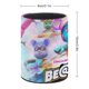 thumbnail image 2 of Bearbrick-theme Cylinder Pen Holder Pencil Organizer with Flannel Lining PVC Leather Material Cardboard Base for study work 10*8CM, 2 of 6