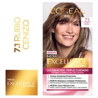 Coloración Cabello Excellence 7.1 Rubio Ceniza