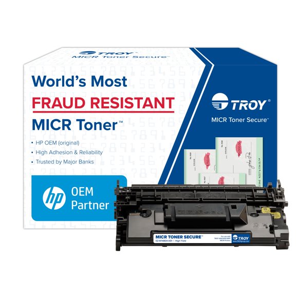 Tóner TROY 4001/4101 MICR Seguro de Alto Rendimiento