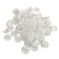 Magideal - Soporte Transparente Para Tarjetas, Accesorios Fijos Transparentes, Soporte Para Piezas De Juego De Mesa, Soporte Para Tarjetas De Visita, Soporte Par