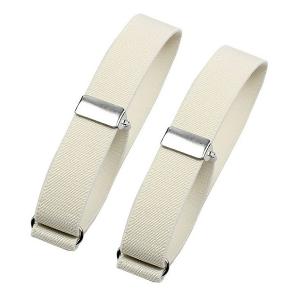 Brazalete elástico para mujer y hombre, brazalete de 2 cm, gemelos para camisa