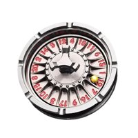 Magideal - Juego De Dados De Ruleta, Dados Giratorios, Recuerdos De Fiesta, Entretenimiento, Dados Giratorios De Ruleta De Metal, Para Fiestas Nocturnas, Adultos Negro