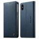 thumbnail image 1 of Funda Billetera de Cuero para [iPhone X/XS], Bloqueo RFID, Tarjetas y Soporte Azul, 1 of 5