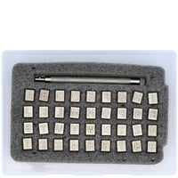 Sellos De Letras De Arcilla Aywgzl, 36 Unidades, Kit De Alfabeto De 6 Mm Para Cuero