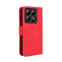 Funda Tipo Billetera Foxdock Para Xiaomi 14T – Tapa Flip Con Tarjetero