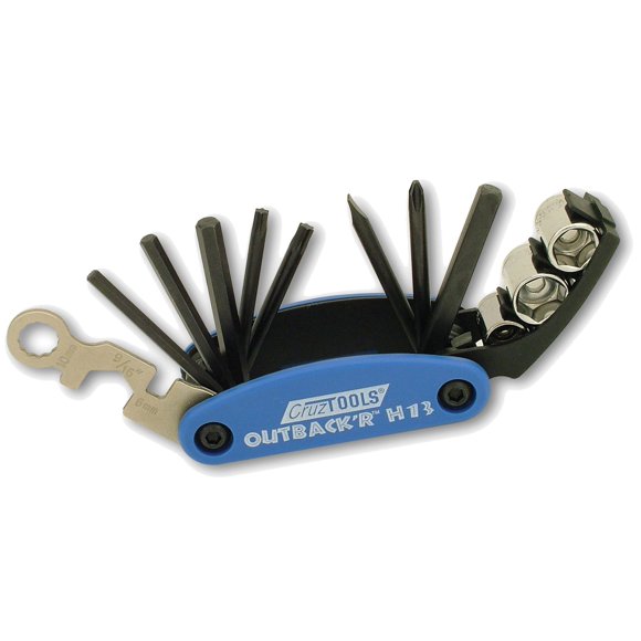 Juego de herramientas CruzTools Outbackr H13 OH13, negro